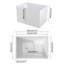 Baignoire autoportante en acrylique 39 po. X 28 po., Forme rectangulaire, blanc