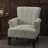 Rivet Tufted Polyester Armchair