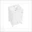 Meuble-lavabo de 20 pouces avec lavabo en céramique, porte à fermeture en douceur et nombreuses solutions de rangement pour les salles de bain modernes