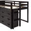 Lit mezzanine avec armoire et tablette-286056881