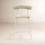 Tabouret de bar et de comptoir en velours Geraldina-1042011621-1042011622
