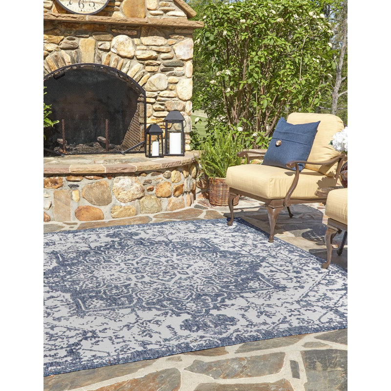 Contemporary Gianelly Rug Bone Abstract, Square 7'10"