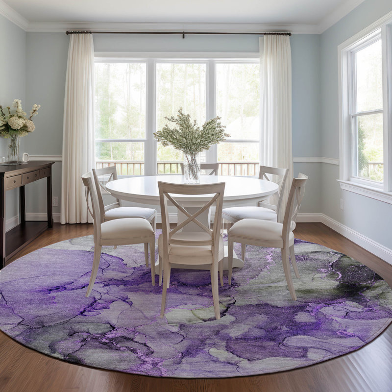 Fredela Area Rug, Round 8'