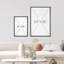 «Neutral Abstract Minimalist Contemporary Decor», reproduction d'art sur toile encadrée-115624712-115624713
