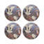 Sous-verres ronds en cuir Summer Palace-119015343