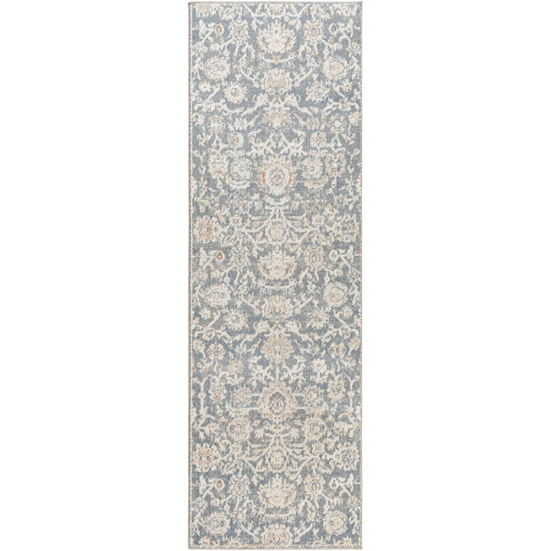Floral Indoor Rug, Runner 2'5" x 10'
