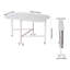 Oval Metal Base Dining Table-4799222-4799221
