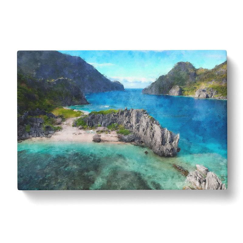 El Nido In The Philippines - Wrapped Canvas, 35cm H x 50cm W x 3cm D