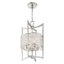 Lustre géométrique unique à 4 lumières avec accents de cristal Belisle-2019611003-2019610997