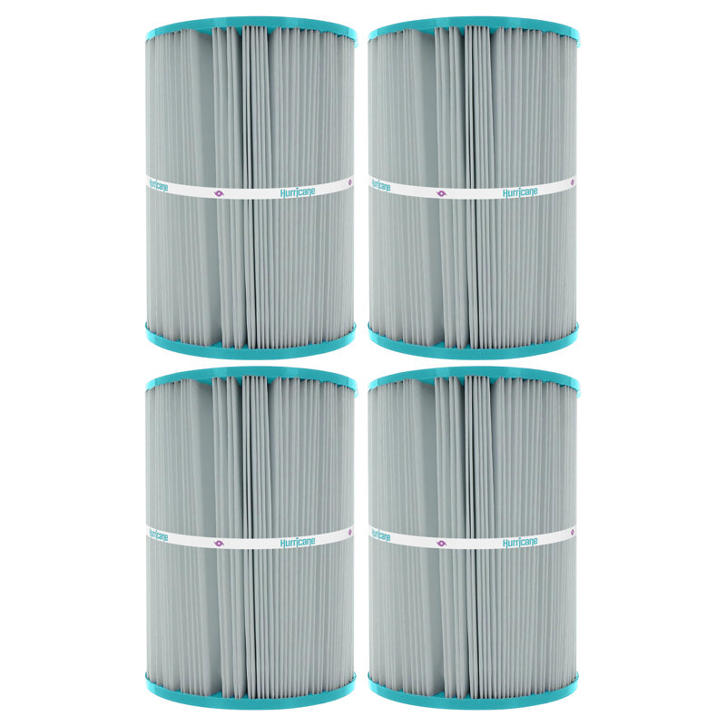 Hurricane Replacement Spa Filter Cartridge for Pleatco PA25-4 and Unicel C-7626 (4 Pack)