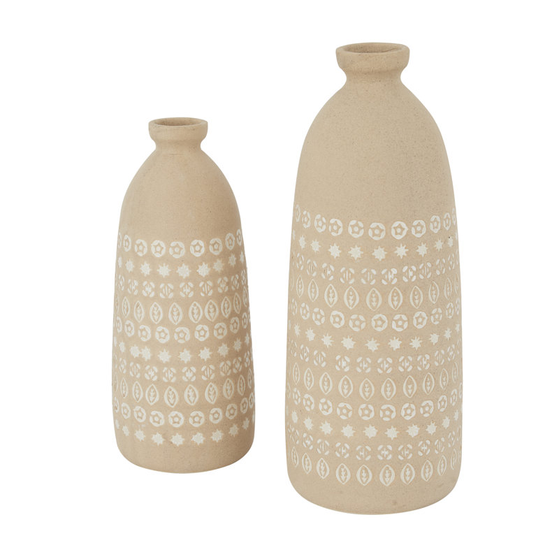 Eiland Handmade Stoneware Table Vase, Pink