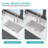 30"X18"X10" Undermount Dual Mount White Porcelain Fireclay Rectangular Deep Single Bowl Kitchen Sink Basin