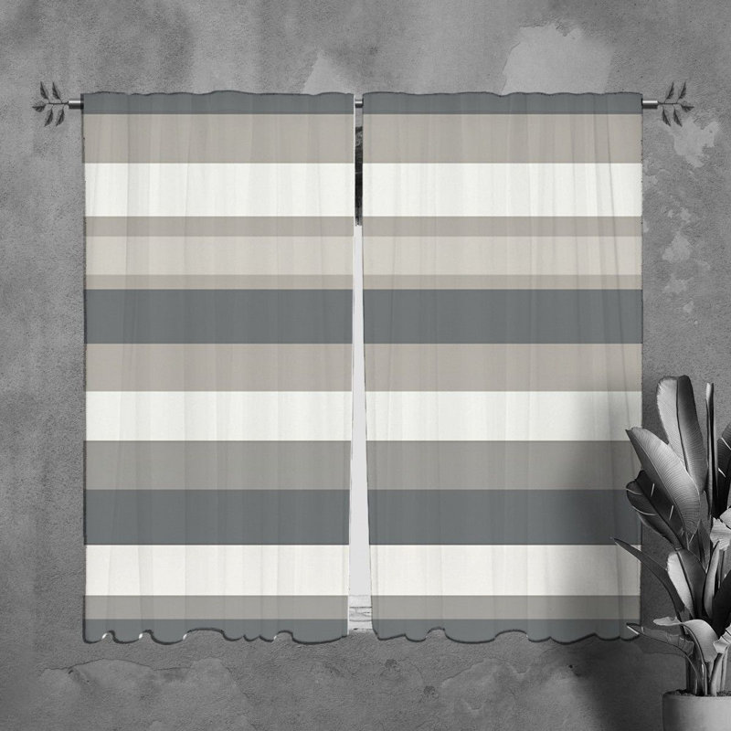 Paire de rideaux obscurcissant en polyester Zeilah, L 40 po x L 61 po