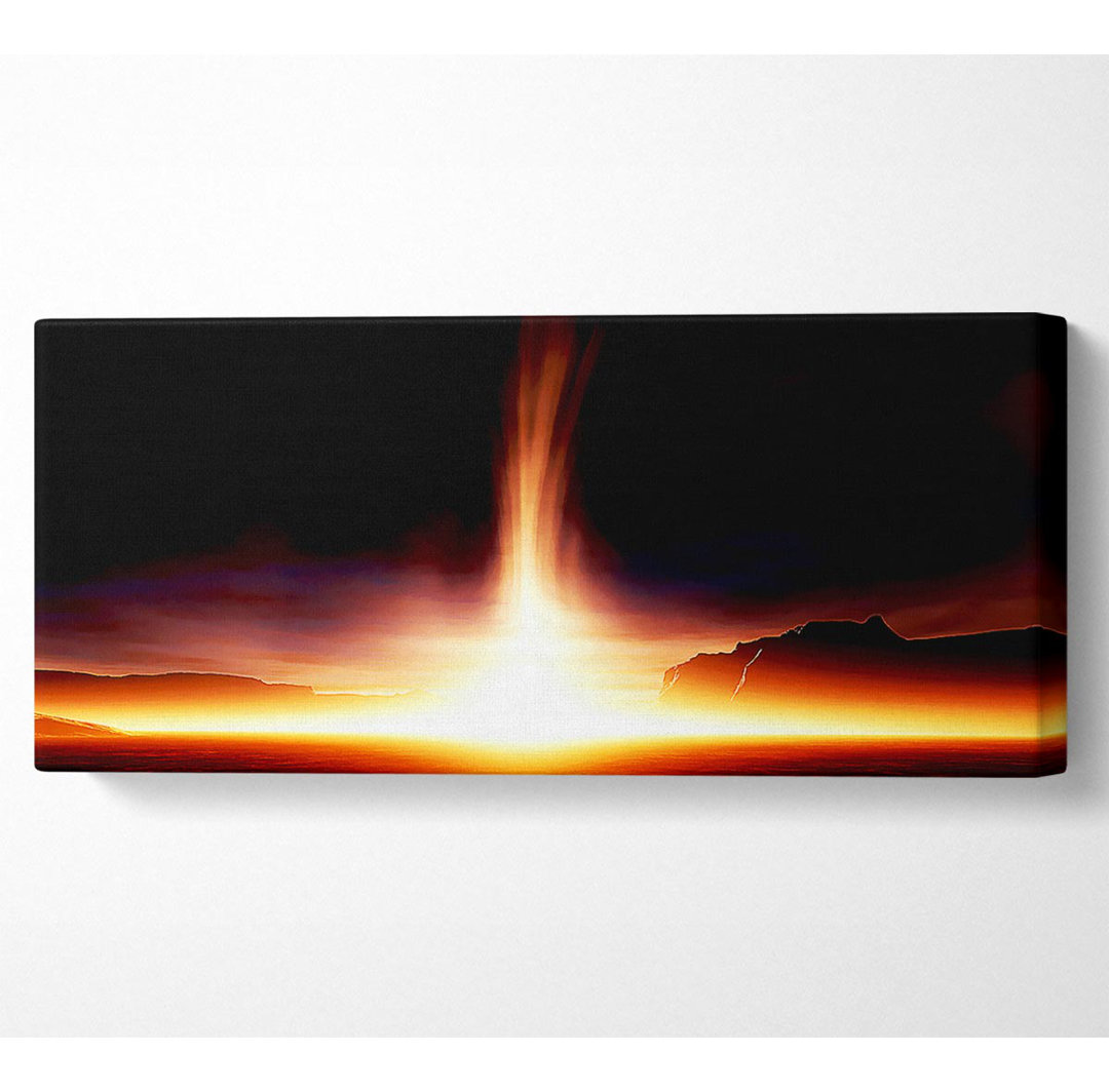 Blazing Sun Star - Kunstdrucke auf Leinwand