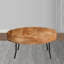 Table basse Beki avec pieds en métal