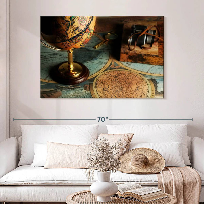 Aliaz Travel The Ancient World, 32" H x 48" W