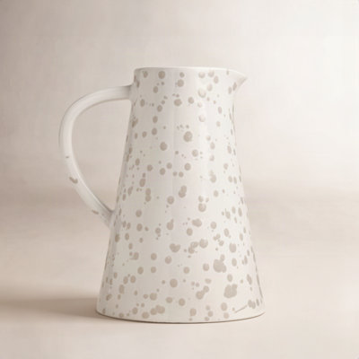 Splatter Stoneware Pitcher