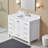 42" Engineered Stone Bathroom Vanity Top And White Ceramic(Vanity Base Not Included)