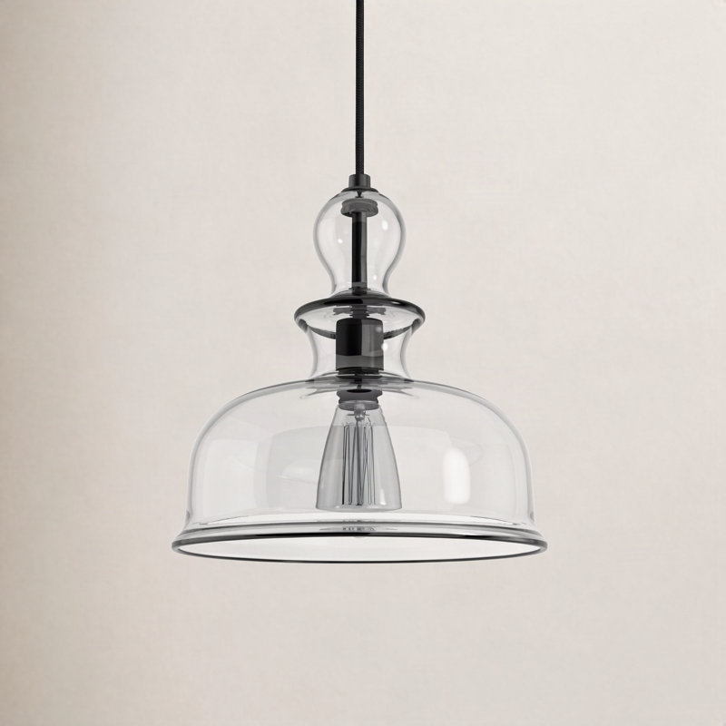 Tilden 1 - Light Single Pendant, Graphite, Smoke