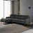 L-Shaped Sofa with Padded Cashmere: Multi-functional Design, Modern Luxury Appearance-1063089020