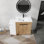 Meuble-lavabo autoportant 30 po avec évier en céramique 30 po