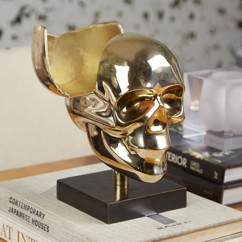 Brass Skull Box