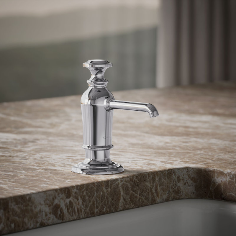 Artifacts Soap/Lotion Dispenser, Polished Chrome