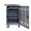 Chariot de charge mobile à 35 appareils avec armoire verrouillable pour tablettes et ordinateurs portables - Station de charge sécurisée pour les salles de classe, les bureaux et les bibliothèques - Fabrication en métal argenté