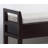 Vannes Espresso Storage Shoe Bench