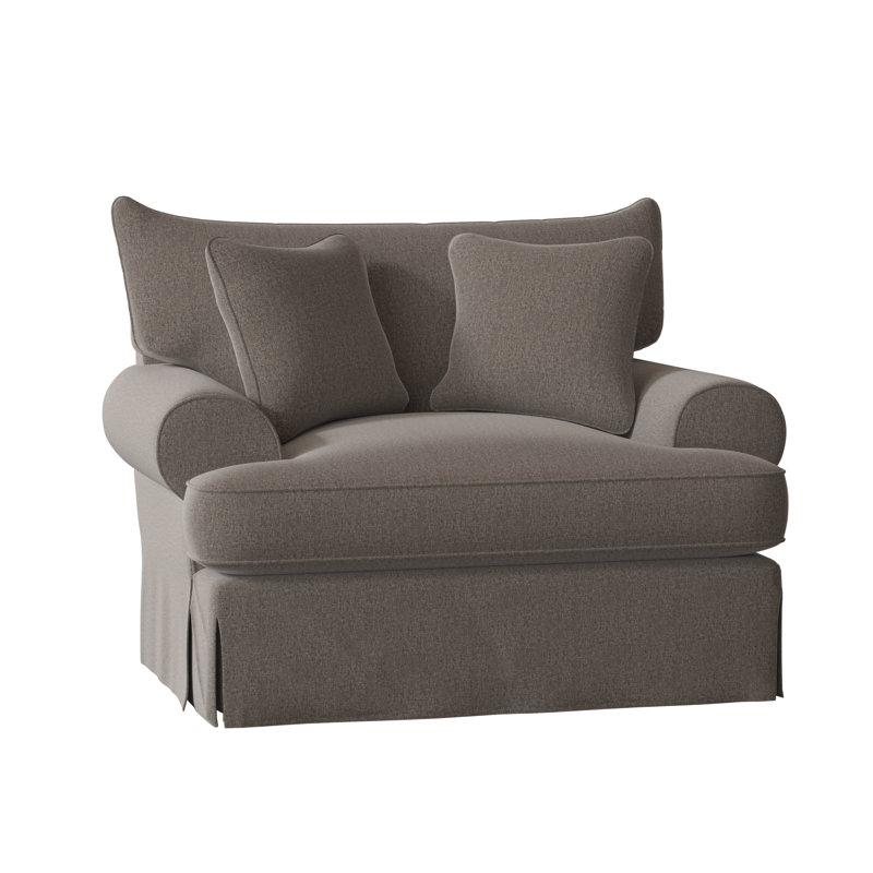 Fauteuil Chalkline, Chenille performance gris Craftwood 42, Non