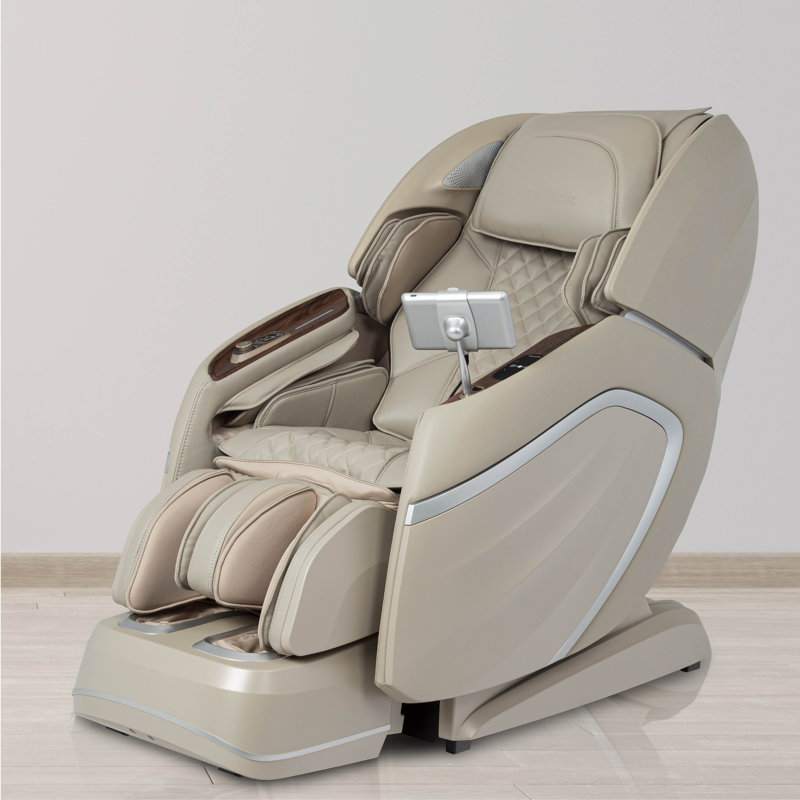Fauteuil de massage Hilux 4D, Similicuir taupe