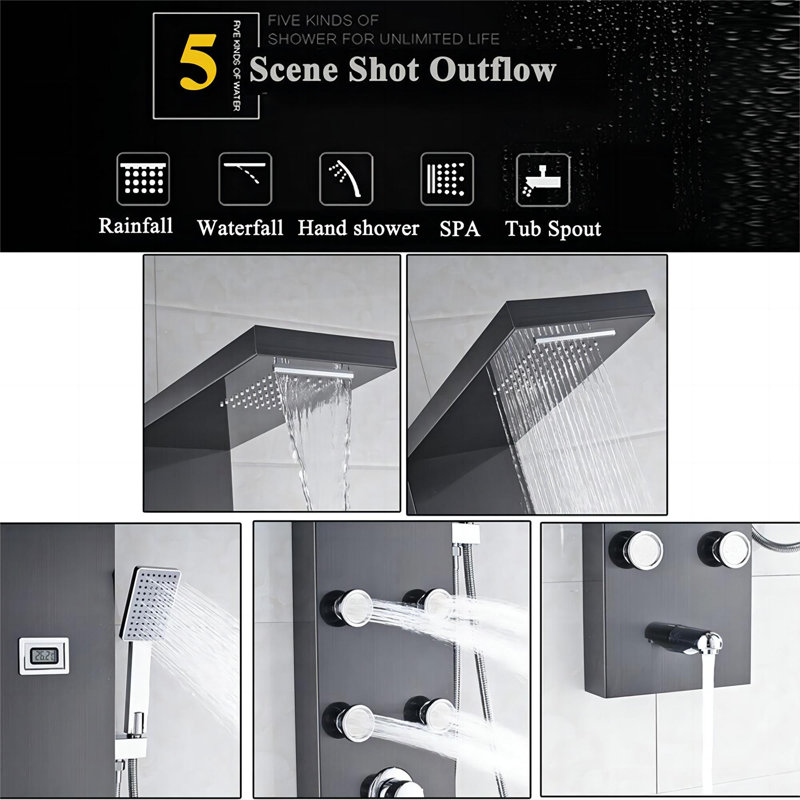 Zina Shower Tower Panel