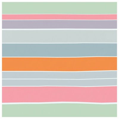Édredon pastel à rayures horizontales
