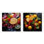Ensemble de 2 carrés de fruits expressifs croissance expressive-1184801121-1184801122