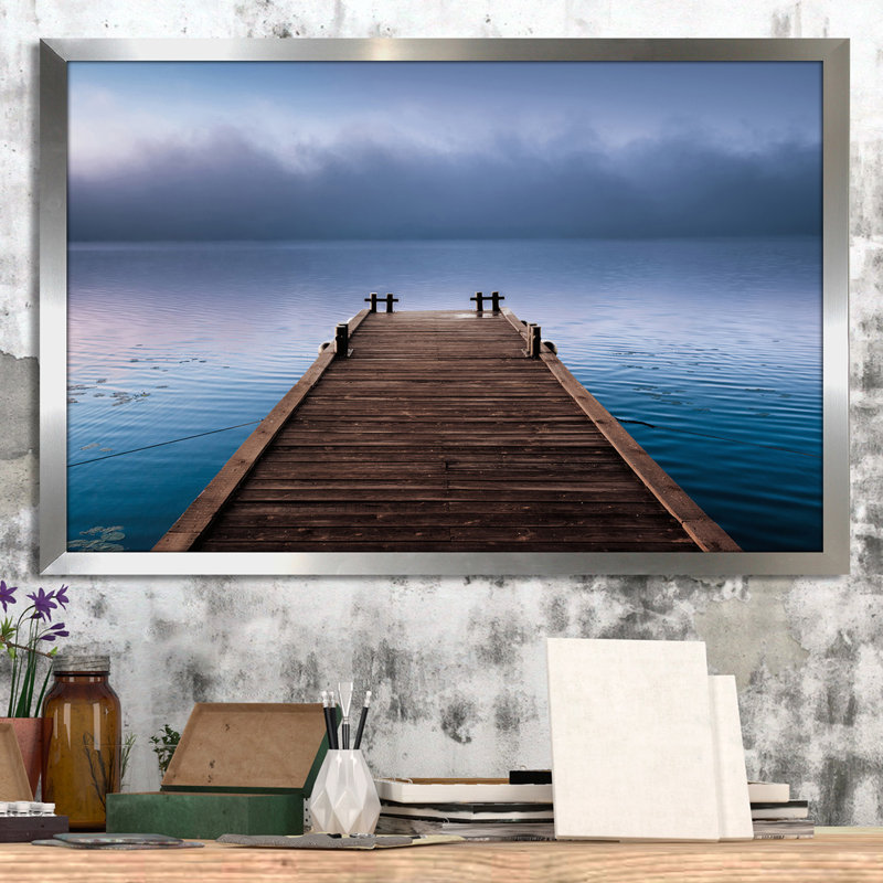 "By the Sea", reproduction de photo encadrée, H 35,5 po x l 51,5 po x P 0,75 po