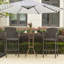 Tabouret de bar 47,2 po Bella-1148383675