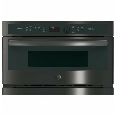 27"" Capacity cu. 1.7 Convection Electric Single Wall Oven with Built-In Microwave -  GE Profile™, PSB9100BLTS