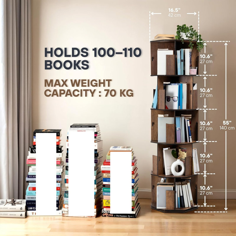140cm H x 42cm W Bookcase