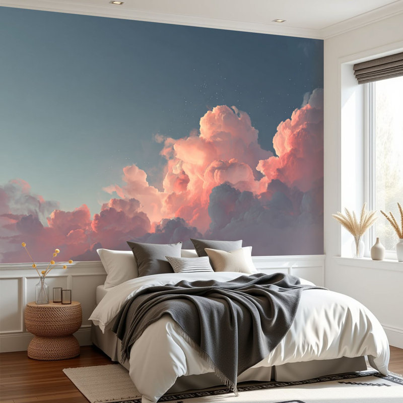 Papier peint adhésif autocollant Dreamy Sky AtrySky, 96" L x 69" W