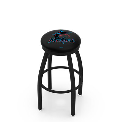 L8B2B Miami Marlins Swivel Bar Stool