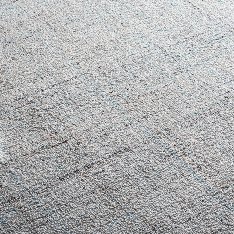 Abstract Hand Tufted Performance Solid Color Indoor Rug, Square 6'