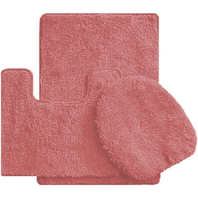 Gorete Polypropylene Non-Slip Bath Rug Set
