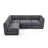 Myrhn Chenille L-Shaped Sleeper Sectional -832597302