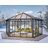 Palram - Canopia Garda 17' x 20' Extra-Large Aluminum Enclosed Patio Gazebo with Polycarbonate Roof Panels Spacious Outdoor Shelter - Gray/Bronze