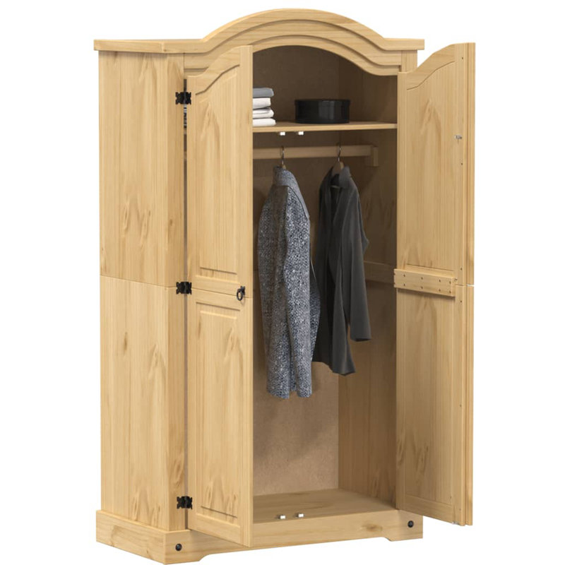 12-2 Wardrobe, Solid pine wood