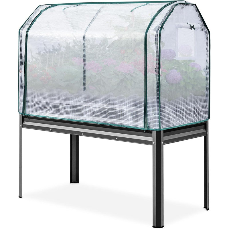 Metal Elevated Planter, 120x58x140cm