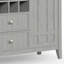 Bedford - Buffet et support à vin - Gris brouillard-1116282261
