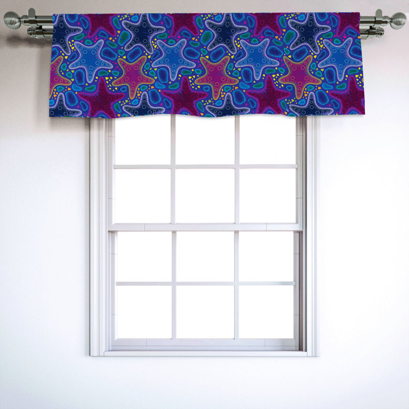 Sateen Ruffled Window Valance