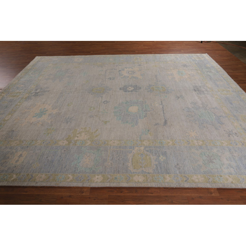 Vegetable Dye Oushak Oriental Area Rug 9x12
