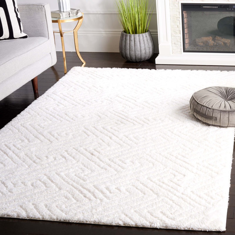 Tahoe Shag Performance Solid Color Rug, Rectangle 5' x 7'
